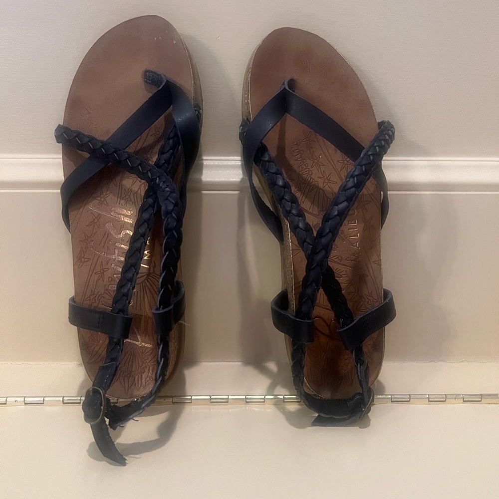Blowfish Malibu sandals.  Worn once